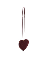 Burgundy Suede Le Coeur Bag | PDP | Antonia