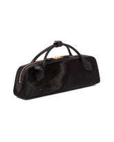 Brown Le Teckel Leather Clutch | PDP | Antonia