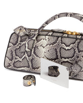 Snake-Print Le Teckel Leather Clutch | PDP | Antonia