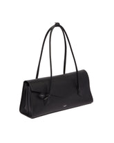 Black Le Teckel Flap Leather Bag | PDP | Antonia