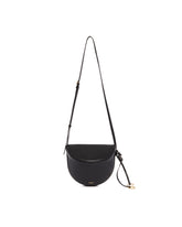 Black East West Leather Belt Bag | PDP | Antonia
