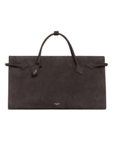 Gray Le Teckel Leather Tote Bag | PDP | Antonia