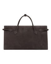 Gray Le Teckel Leather Tote Bag | PDP | Antonia