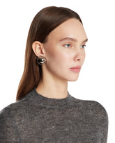 Silver-Tone Sphere Earrings - Women's jewelry | PLP | Antonia