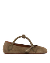 Green Le Teckel Suede Flats - Women's flats | PLP | Antonia