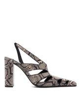 Snake-Print Slingback Pumps - Women's shoes | PLP | Antonia