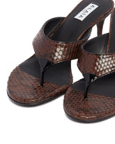 Brown Thong Mules | PDP | Antonia