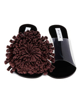 Sandali Asimmetrici Con Fiore Viola | PDP | Antonia