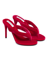 Fuchsia Thong Mules - Alaia women | PLP | Antonia