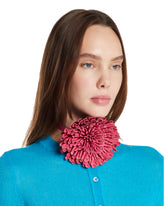 Pink Leather Flower Choker - Women's jewelry | PLP | Antonia