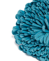 Light Blue Leather Flower Choker | PDP | Antonia