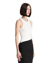 White Ribbed Top | PDP | Antonia