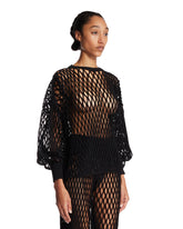 Black Mesh Top | PDP | Antonia