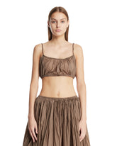 Green Pleated Bralette - Women's clothing | PLP | Antonia