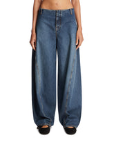 Blue Denim Cargo Pants - Women's clothing | PLP | Antonia
