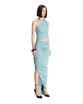 Blue Asymmetric Cut-out Dress | PDP | Antonia