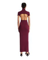 Burgundy Cut-Out Dress | PDP | Antonia
