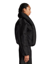 Black Padded Taffeta Bomber | PDP | Antonia