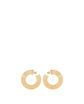 Gold Blade Hoop Earrings - Women's jewelry | PLP | Antonia