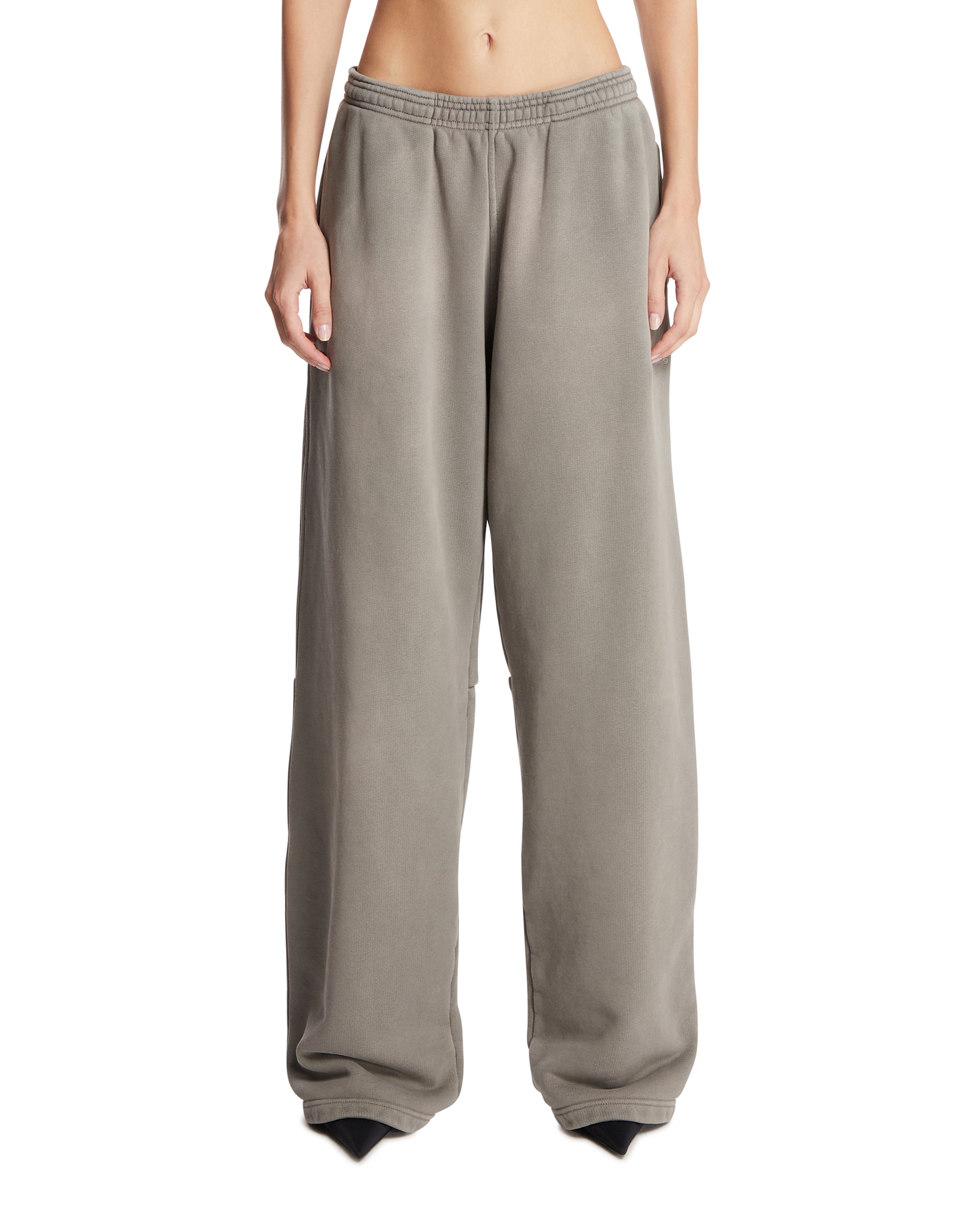 Gray Wide-Leg Sweatpants | ALEXANDER WANG - Antonia