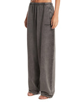Gray Wide-Leg Sweatpants | PDP | Antonia