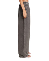 Gray Wide-Leg Sweatpants | PDP | Antonia