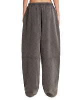 Gray Wide-Leg Sweatpants | PDP | Antonia