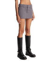 Gray Drill Skirt | PDP | Antonia