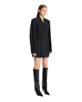 Black Wool Blazer Dress | PDP | Antonia