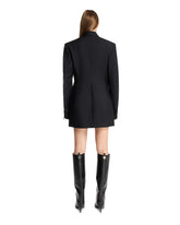 Black Wool Blazer Dress | PDP | Antonia