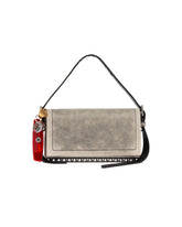 Gray Slim Ricco Flap Bag | PDP | Antonia