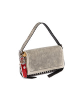 Gray Slim Ricco Flap Bag | PDP | Antonia