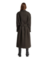 Green Shiny Lapel Coat | PDP | Antonia