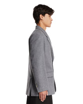Gray Wool Blazer | PDP | Antonia
