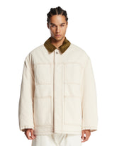 White Padded Worker Jacket - Men's jackets | PLP | Antonia
