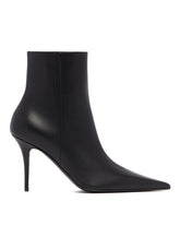 Black Barbara 90 Leather Ankle Boots - New arrivals women's shoes | PLP | Antonia