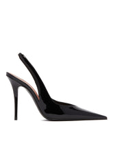 Glossy Black Anok Slingbacks - Women's pumps | PLP | Antonia