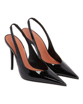 Glossy Black Anok Slingbacks - Women's pumps | PLP | Antonia
