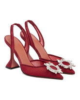 Burgundy Begum Mesh Pumps - Women's pumps | PLP | Antonia