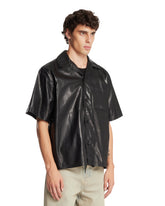 Black Leather Shirt | PDP | Antonia