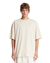 Beige Relaxed Cotton T-Shirt - APPLIED ART FORMS MEN | PLP | Antonia