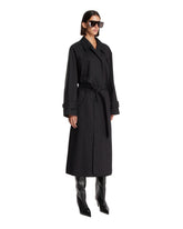 Black Belted Trench Coat | PDP | Antonia