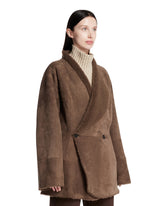 Giaccone In Shearling Marrone | PDP | Antonia