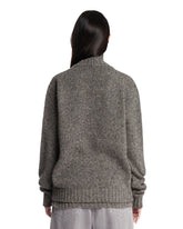 Gray V-Neck Cardigan | PDP | Antonia