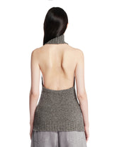 Gray Knit Sleeveless Top | PDP | Antonia
