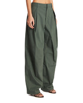 Green Pleated Trousers | PDP | Antonia