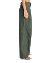 Green Pleated Trousers | PDP | Antonia