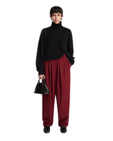 Burgundy Wool Marlon Pants | PDP | Antonia