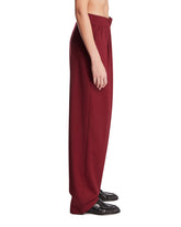 Burgundy Wool Marlon Pants | PDP | Antonia