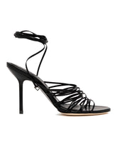 Black Woven Sandals | PDP | Antonia